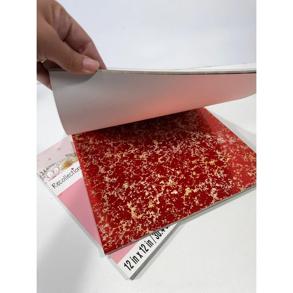lot Recollections 12x12 Paper Pad Bundle Magical Thinking & Christmas Merc Glass